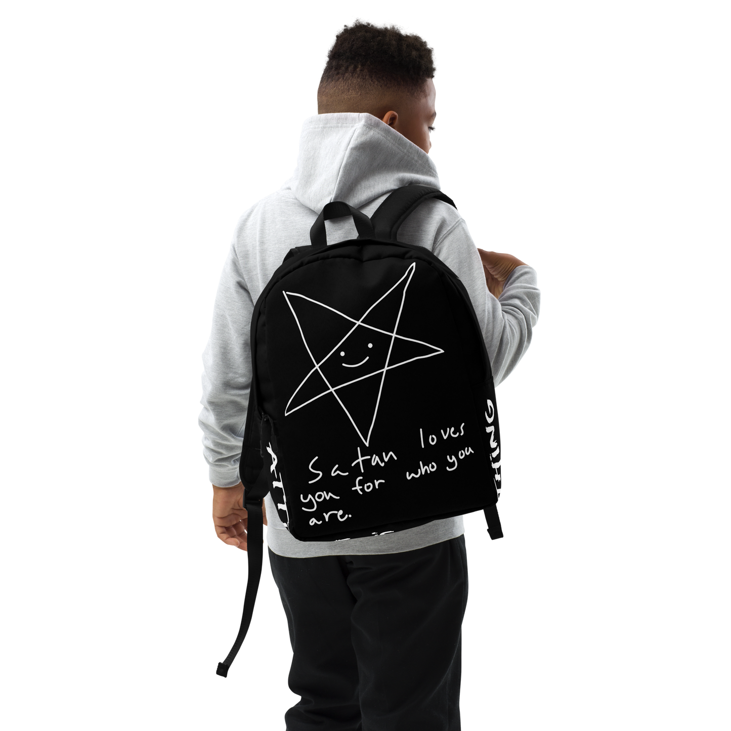 Satan Loves You For Who You Are • Backpack
