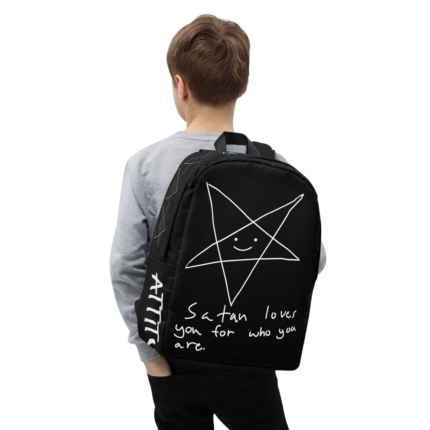 Satan Loves You For Who You Are • Backpack
