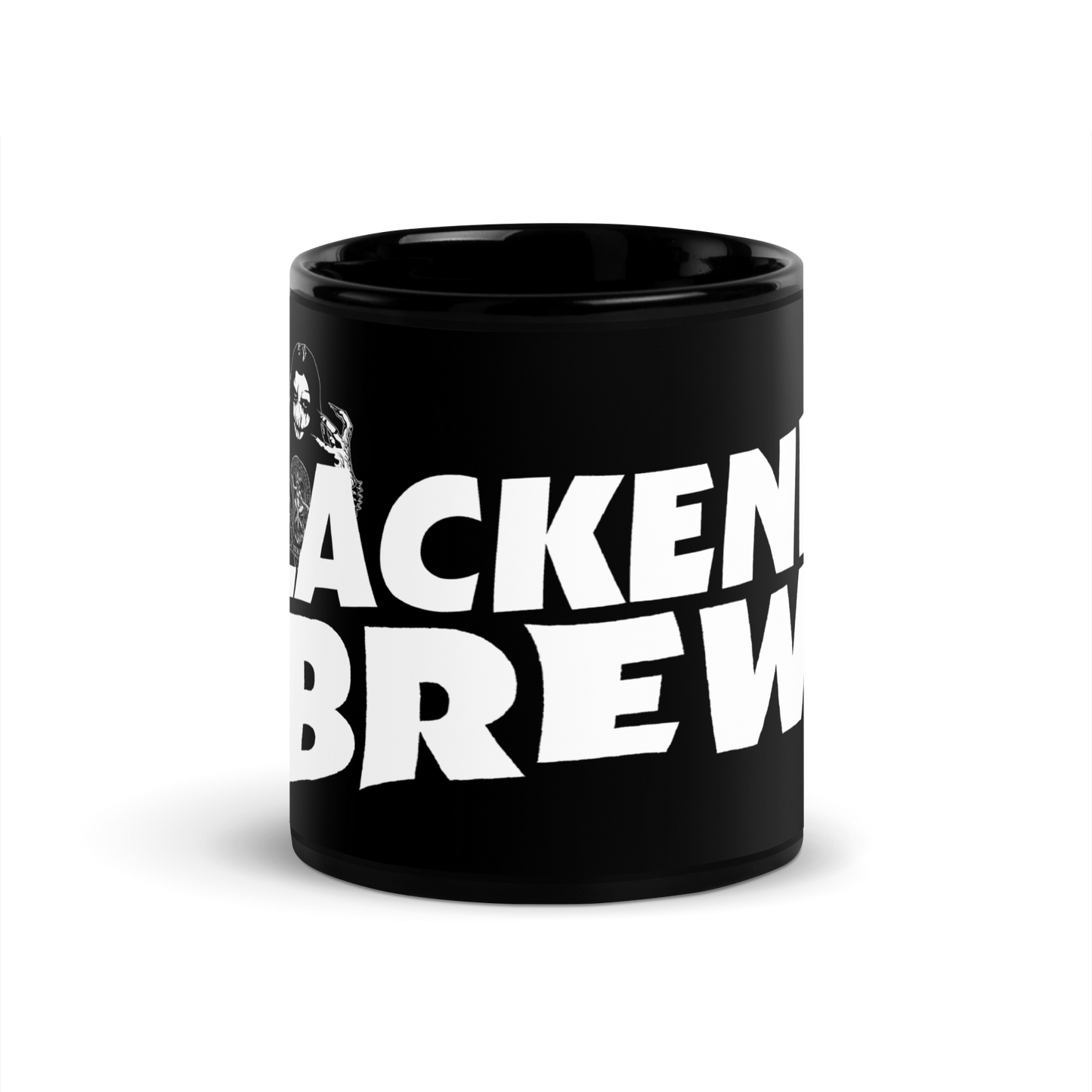 Blackened Brew • Black Glossy Mug