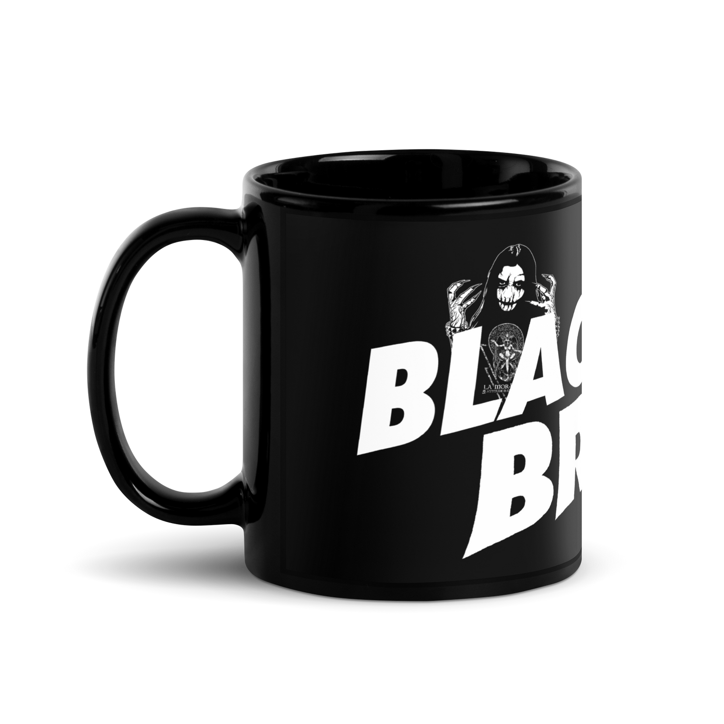 Blackened Brew • Black Glossy Mug