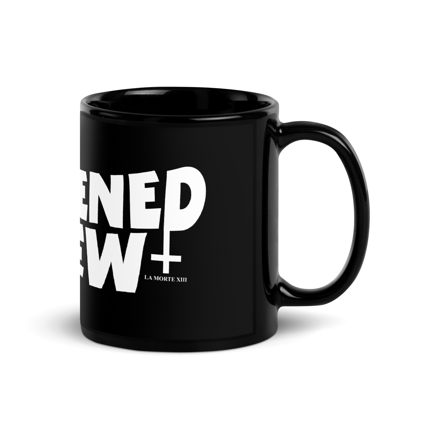 Blackened Brew • Black Glossy Mug
