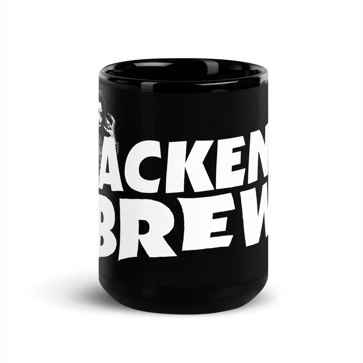 Blackened Brew • Black Glossy Mug