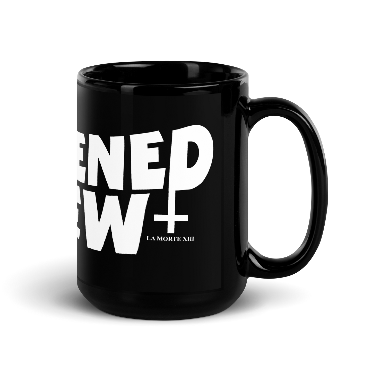 Blackened Brew • Black Glossy Mug
