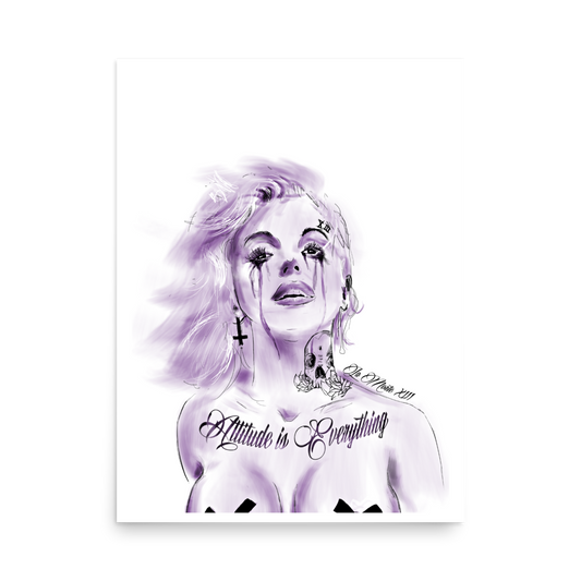 Attitude is Everything • Premium Art Print • Variant