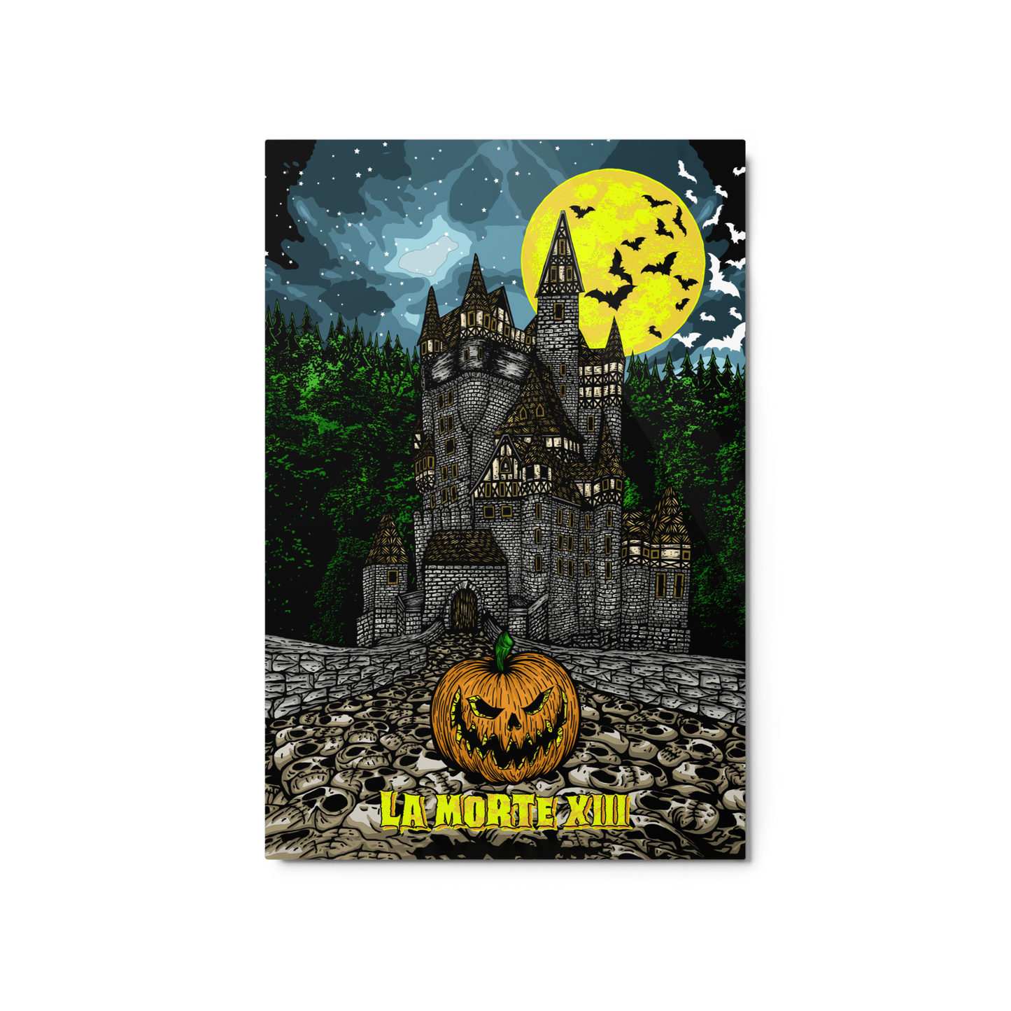 The Pumpkin Castle • Metal Print • Limited Collector's Edition (Available to USA Buyers Only)