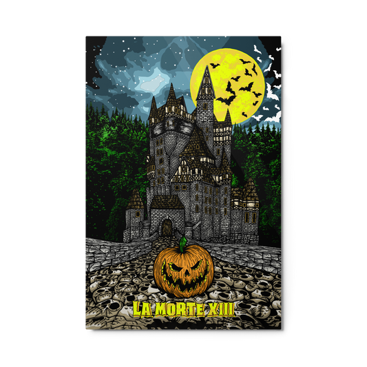 The Pumpkin Castle • Metal Print • Limited Collector's Edition (Available to USA Buyers Only)
