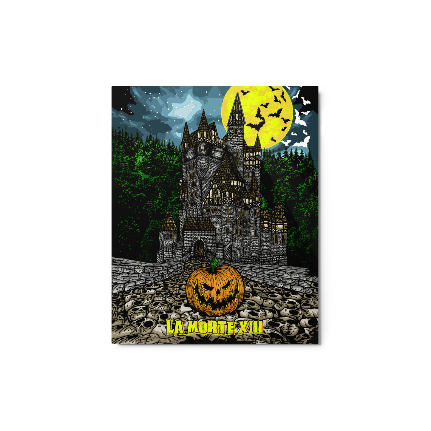 The Pumpkin Castle • Metal Print • Limited Collector's Edition (Available to USA Buyers Only)