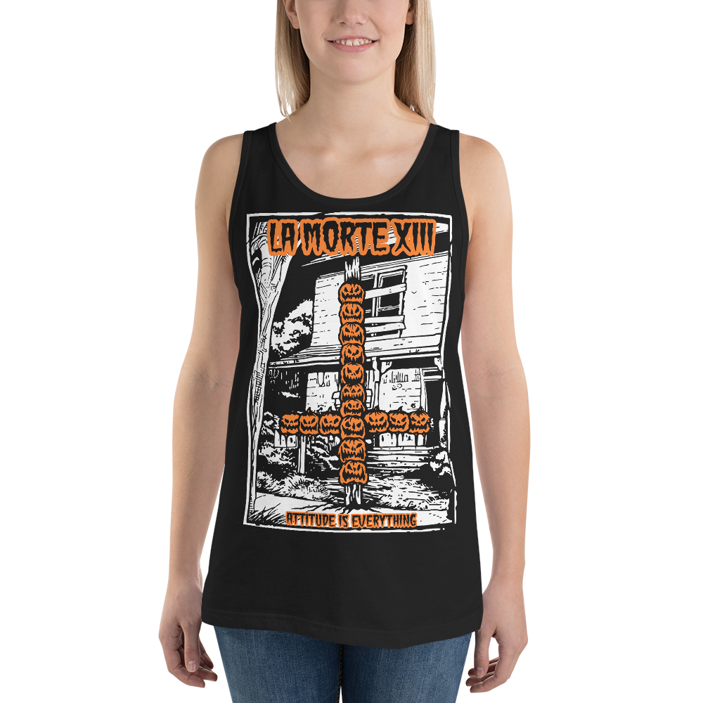 The Pumpkin Cross • Unisex Tank Top