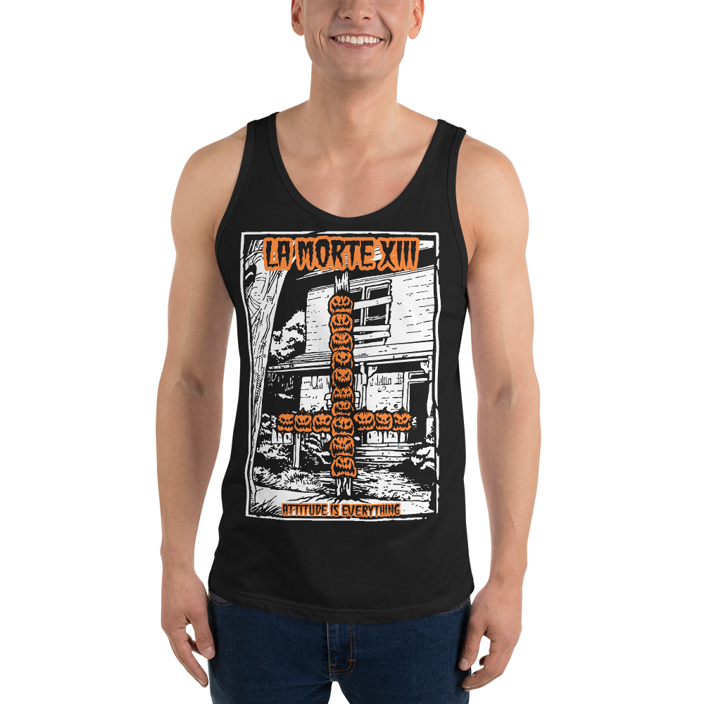 The Pumpkin Cross • Unisex Tank Top