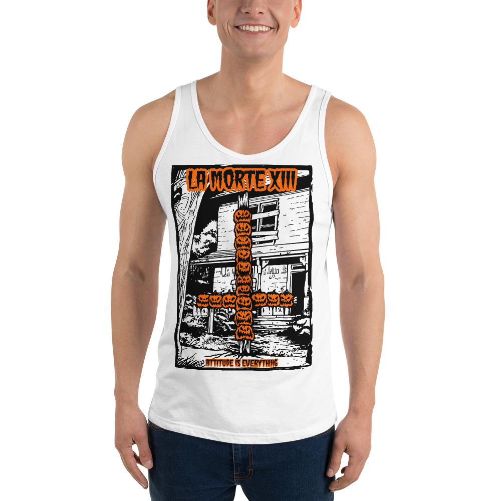 The Pumpkin Cross • Unisex Tank Top • The Inverted Collection
