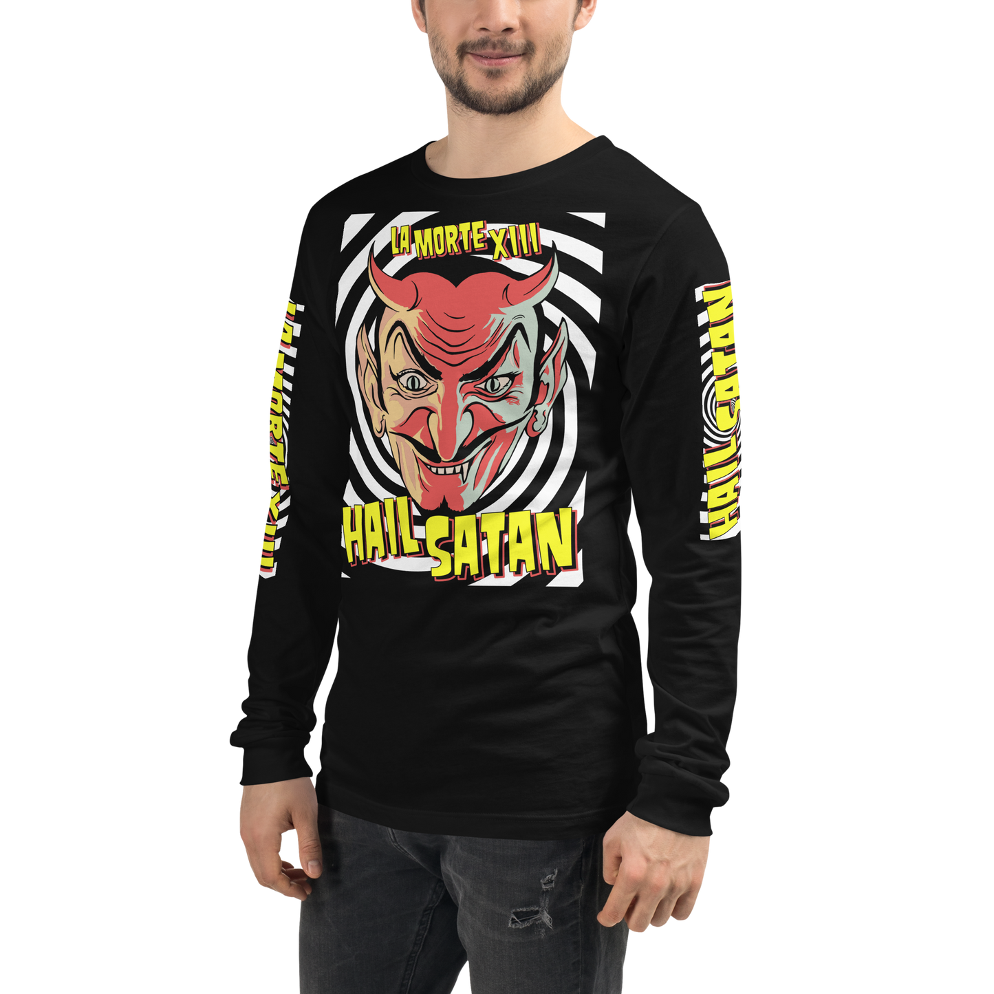 Hail Satan! • Unisex Long Sleeve Tee