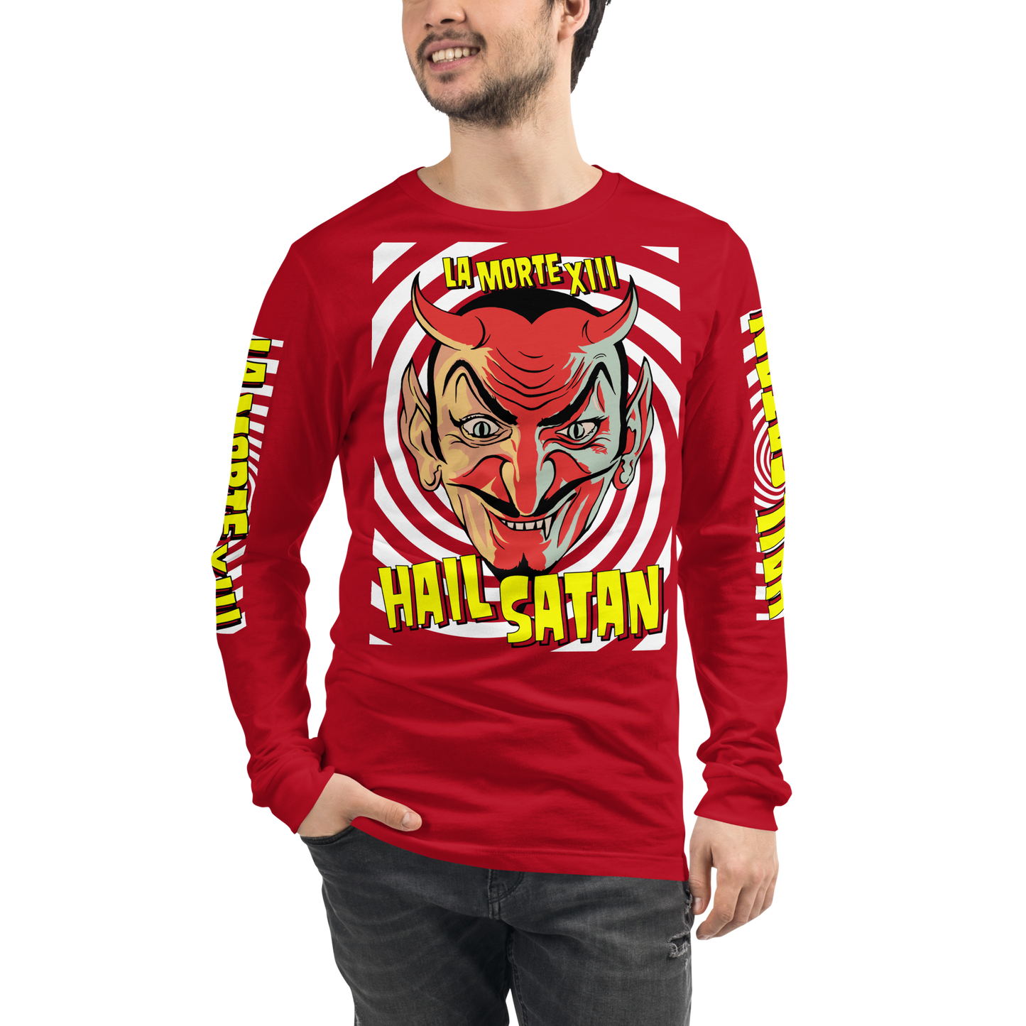 Hail Satan! • Unisex Long Sleeve Tee • Limited Edition