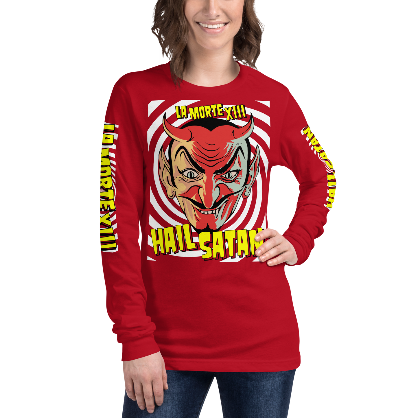 Hail Satan! • Unisex Long Sleeve Tee • Limited Edition