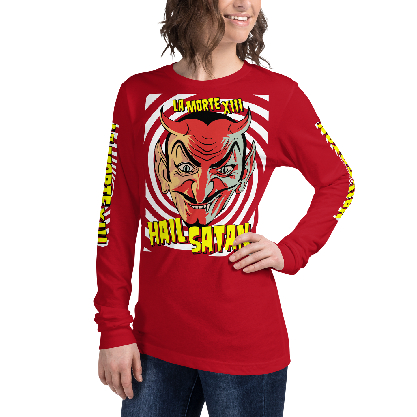 Hail Satan! • Unisex Long Sleeve Tee • Limited Edition
