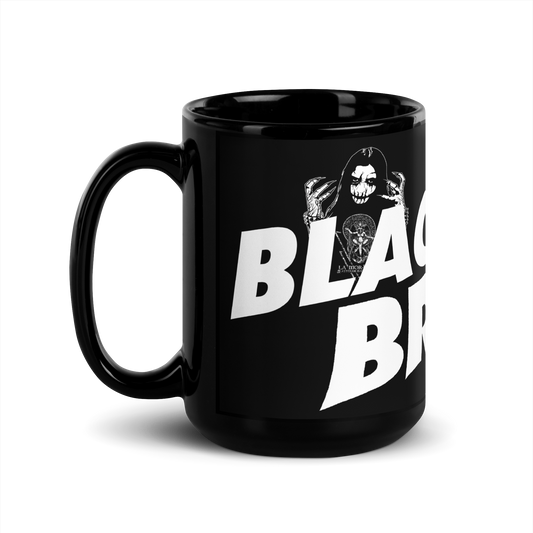 Blackened Brew • Black Glossy Mug