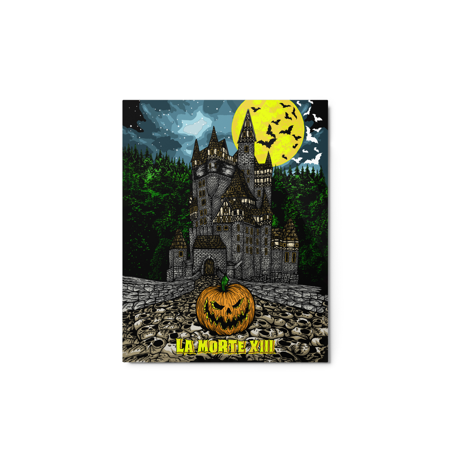 The Pumpkin Castle • Metal Print • Limited Collector's Edition (Available to USA Buyers Only)
