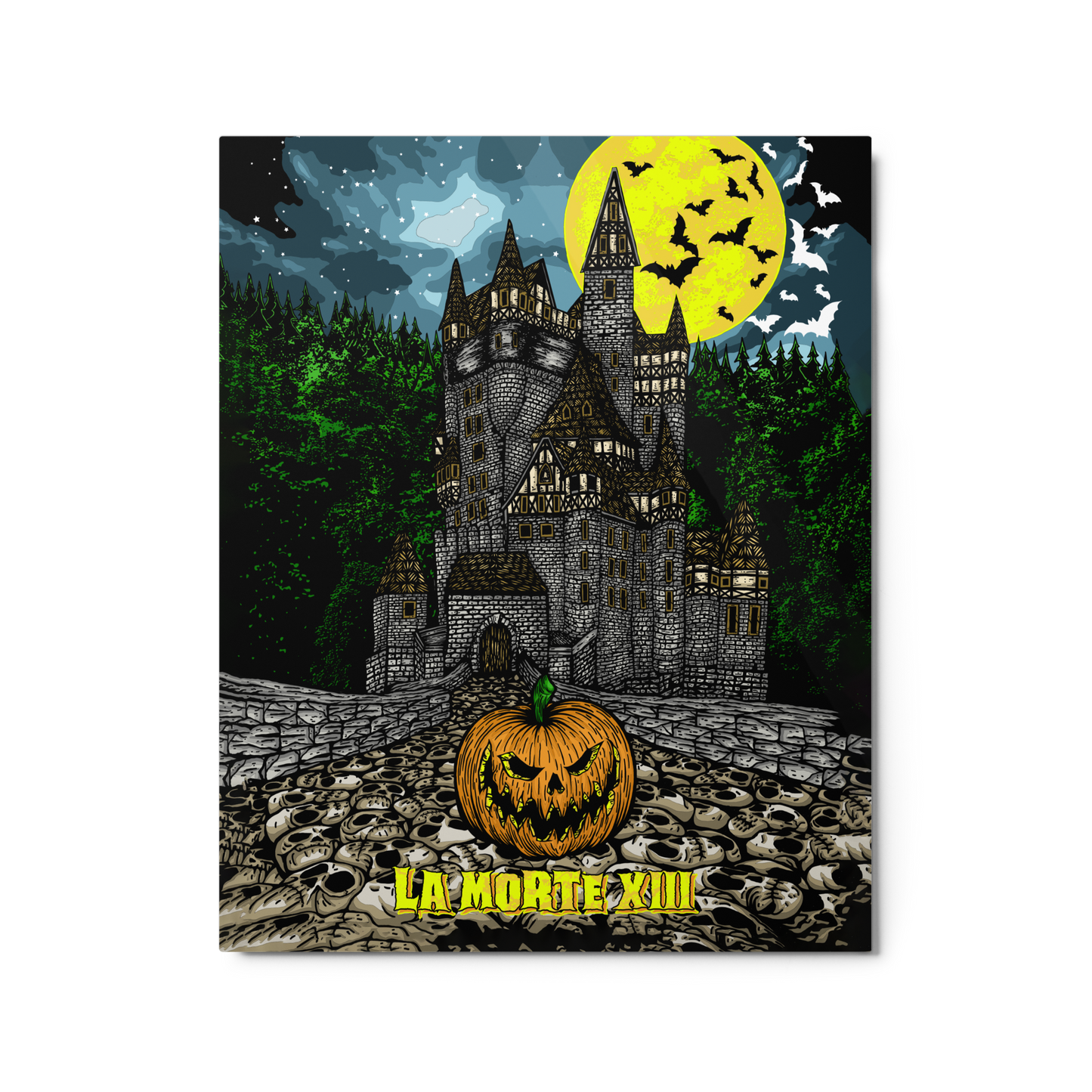 The Pumpkin Castle • Metal Print • Limited Collector's Edition (Available to USA Buyers Only)
