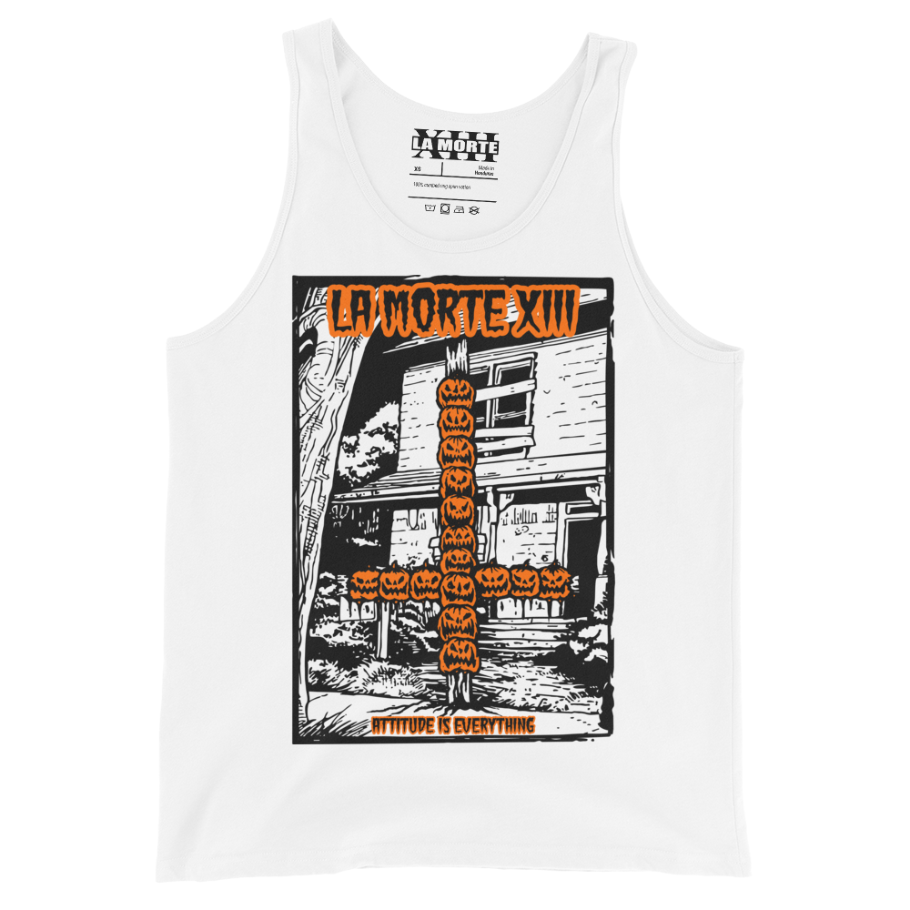 The Pumpkin Cross • Unisex Tank Top • The Inverted Collection